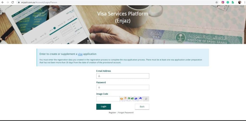 ksa visit visa validity before stamping