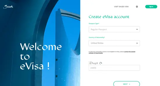 saudi arabia visit visa application form